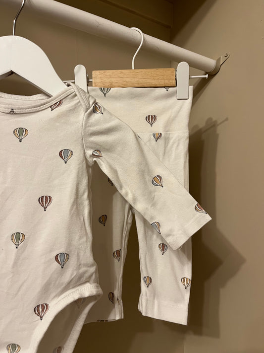 Set body+byxa luftballonger stl 62 (2-4 mån) - H&M