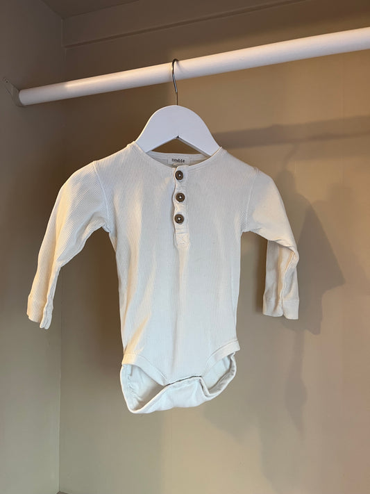 Body ribbad stl 62 (2-4 mån) - Newbie