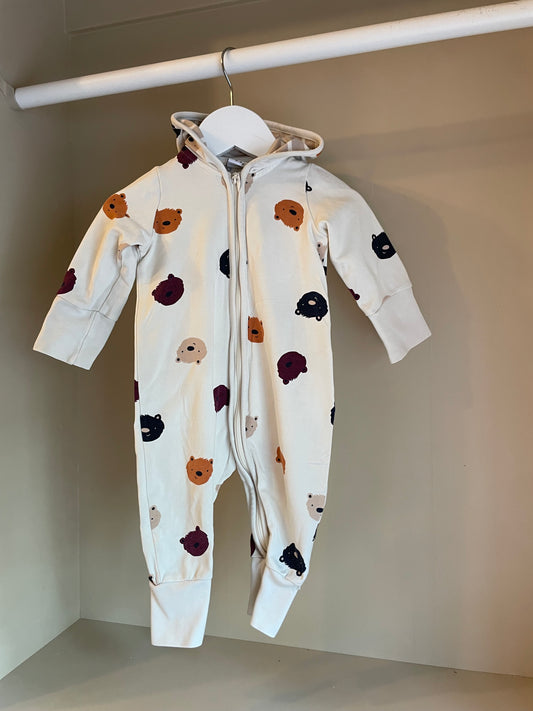 Sweatshirtoverall med luva storlek 62 (2-4 mån) - P O.P