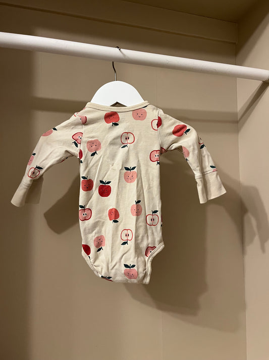 Body beige äpplen stl 62 (2-4 mån) - Lindex