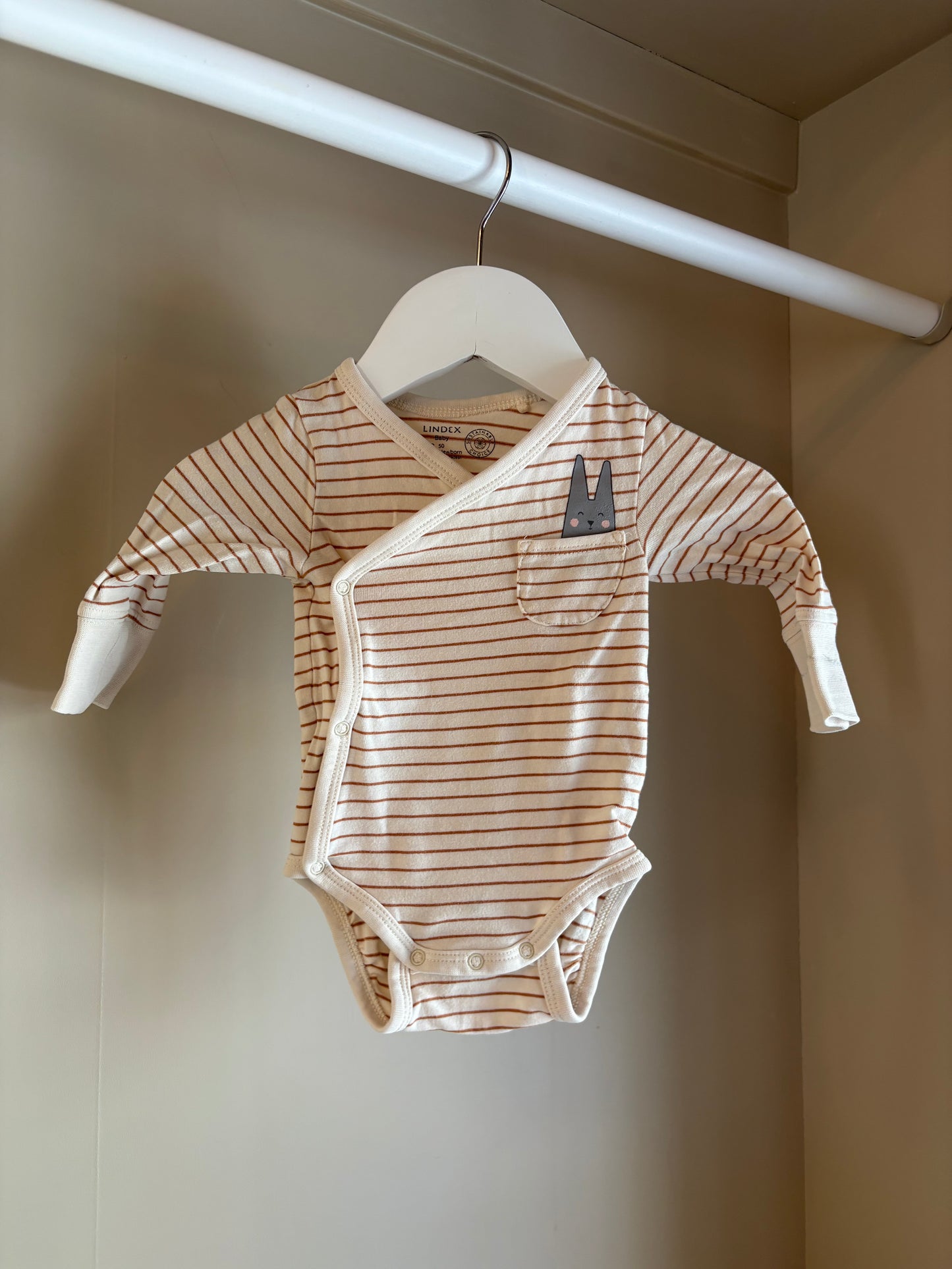 Body randig stl 50 (0-1 mån) - Lindex