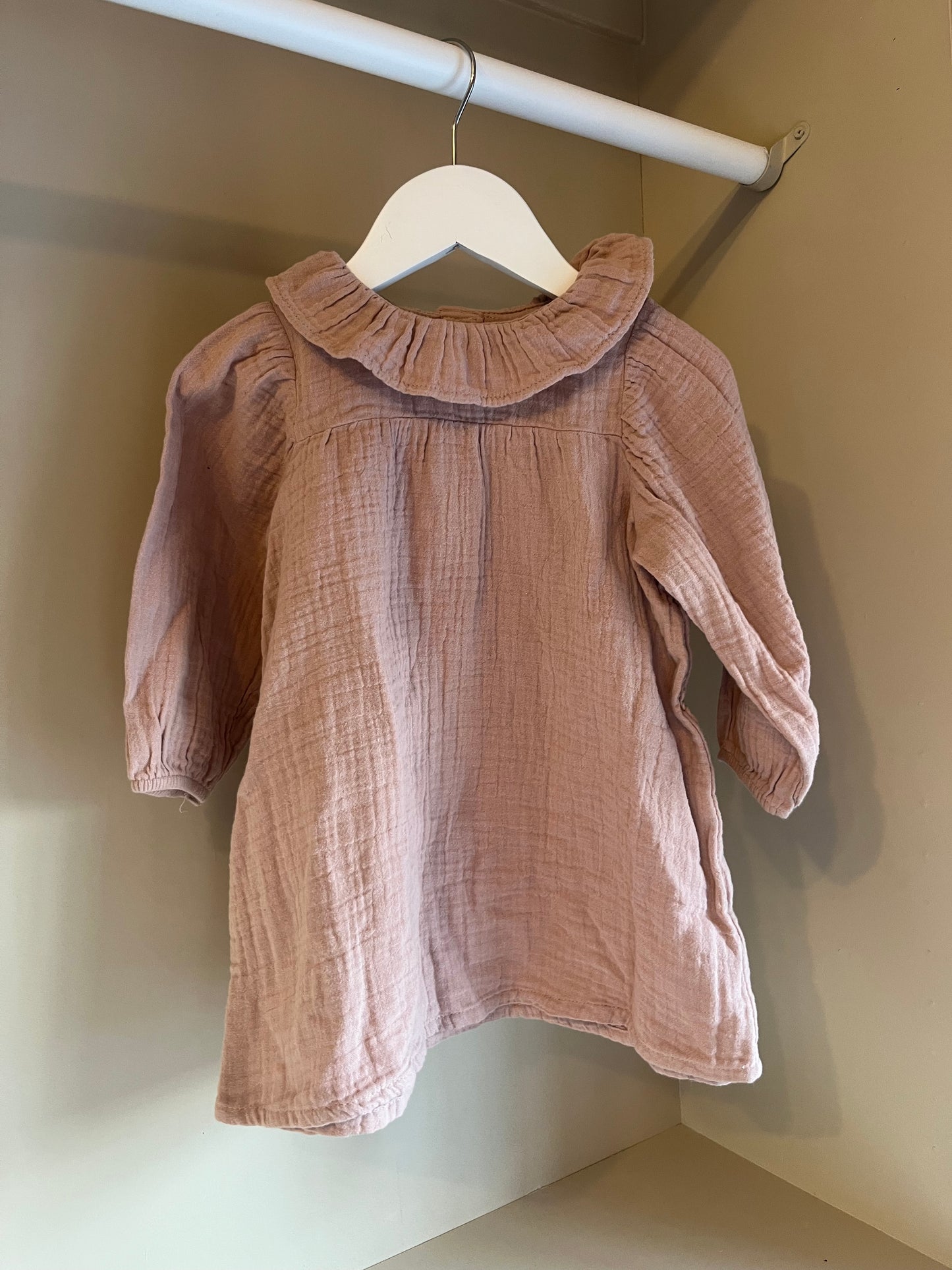 Klänning i muslin stl 80 (9-12 mån) - H&M