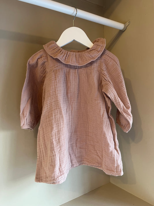 Klänning i muslin stl 80 (9-12 mån) - H&M