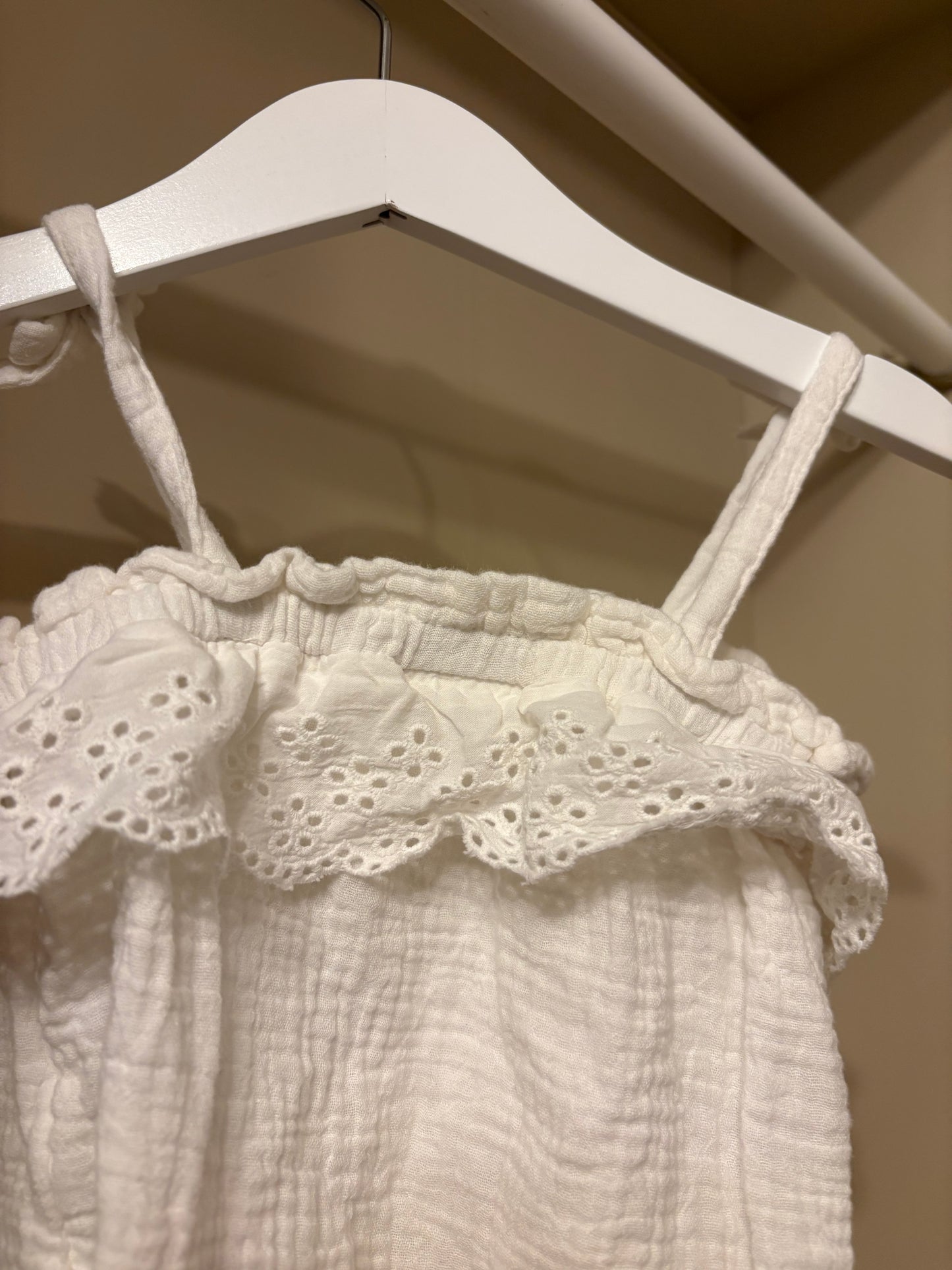 Jumpsuit linne i muslin stl 74 (6-9 mån) - Kappahl