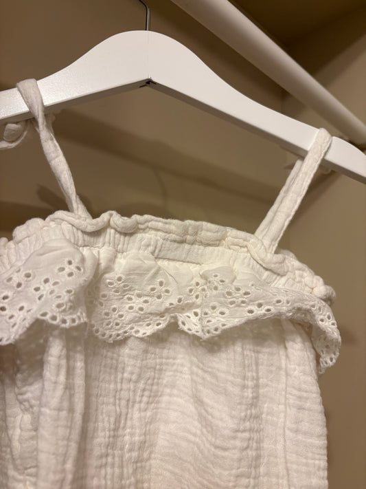 Jumpsuit linne i muslin stl 74 (6-9 mån) - Kappahl