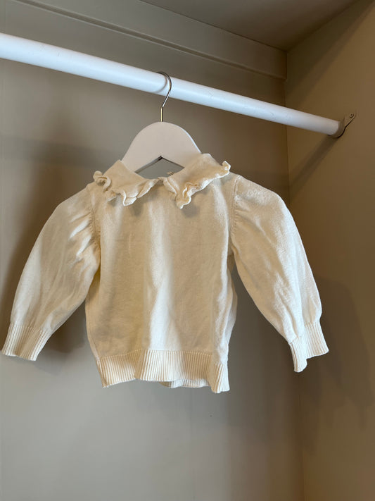 Tröja krämvit stl  68 (4-6 mån) - H&M