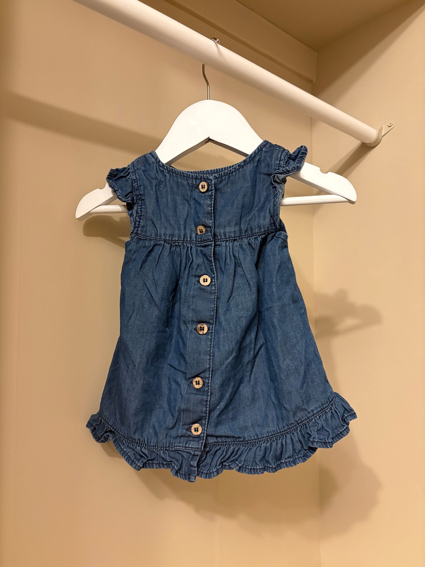 Jeansklänning stl 68 (4-6 mån) - Newbie