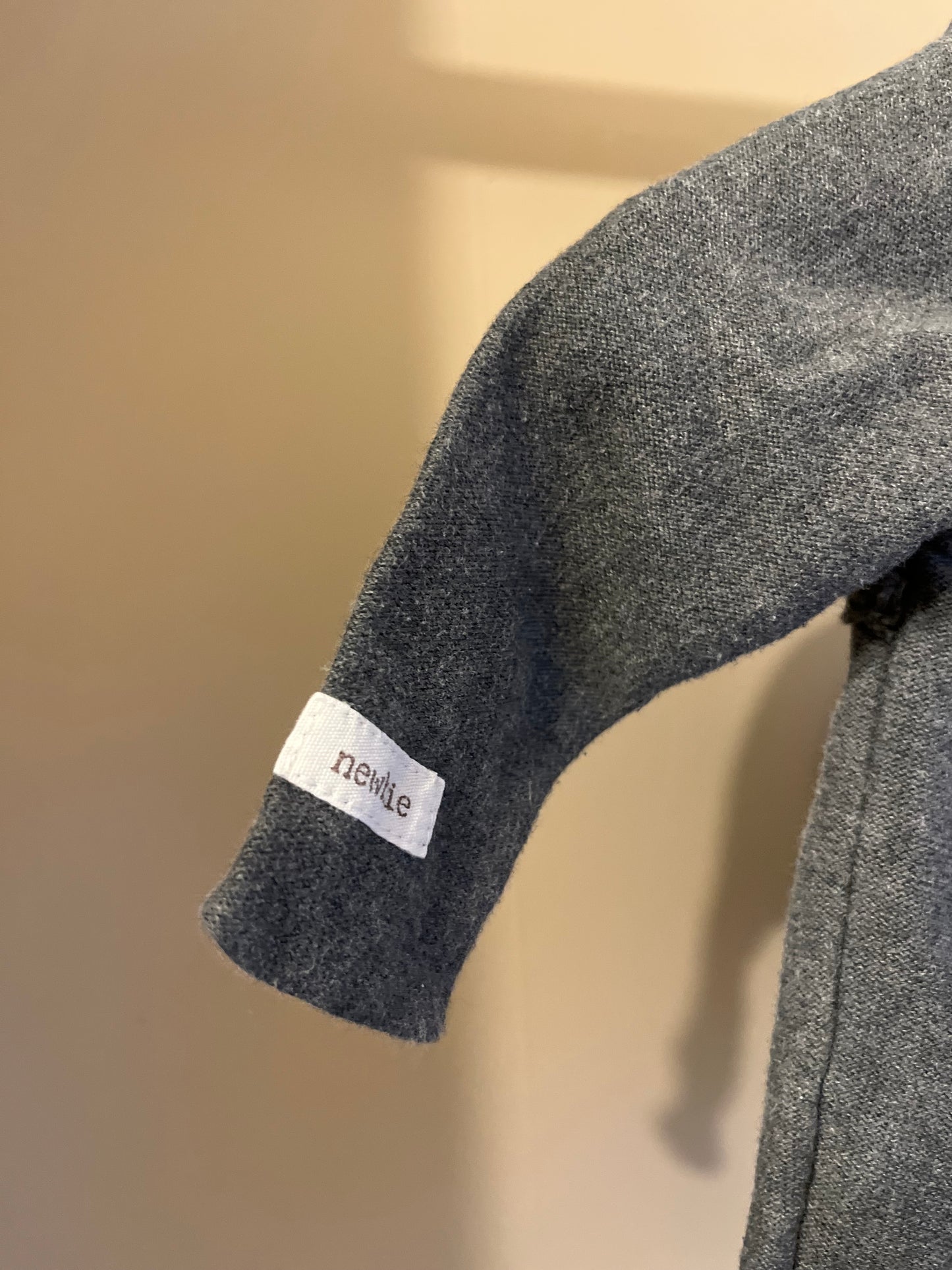 Klänning grå stl 62 (2-4 mån) - Newbie