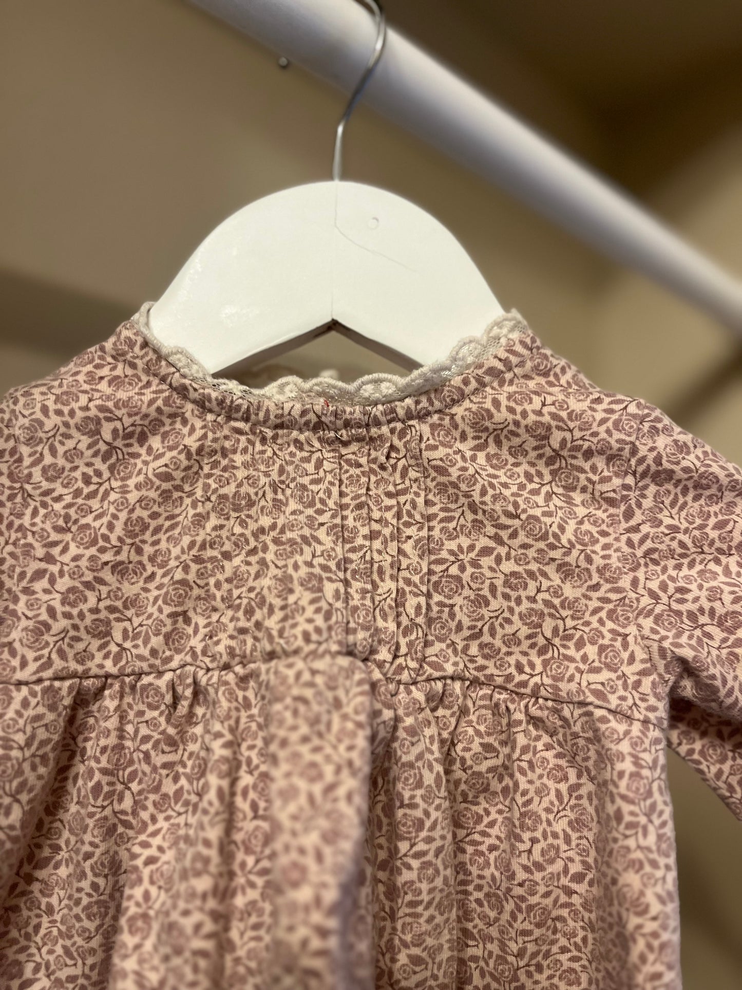 Klänning blommig stl 62 (2-4 mån) - Newbie