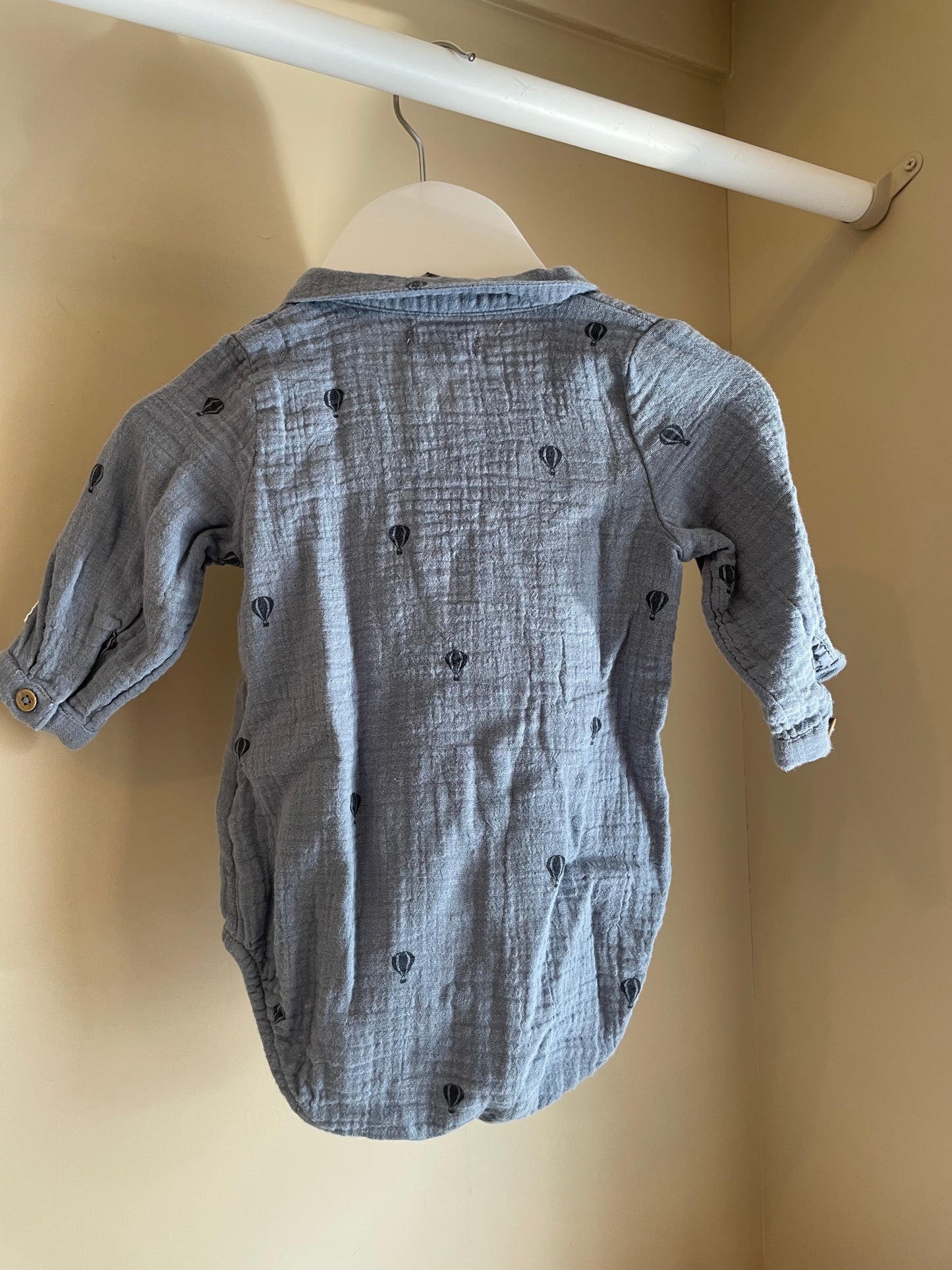 Skjorta muslin stl 62 (2-4 mån) - newbie