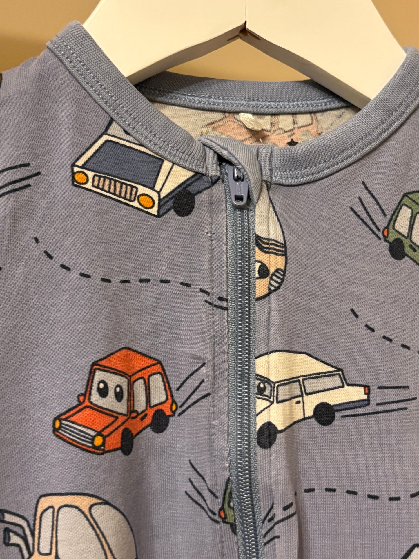 Pyjamas fordon blå stl 50/56 - Polarn O. Pyret