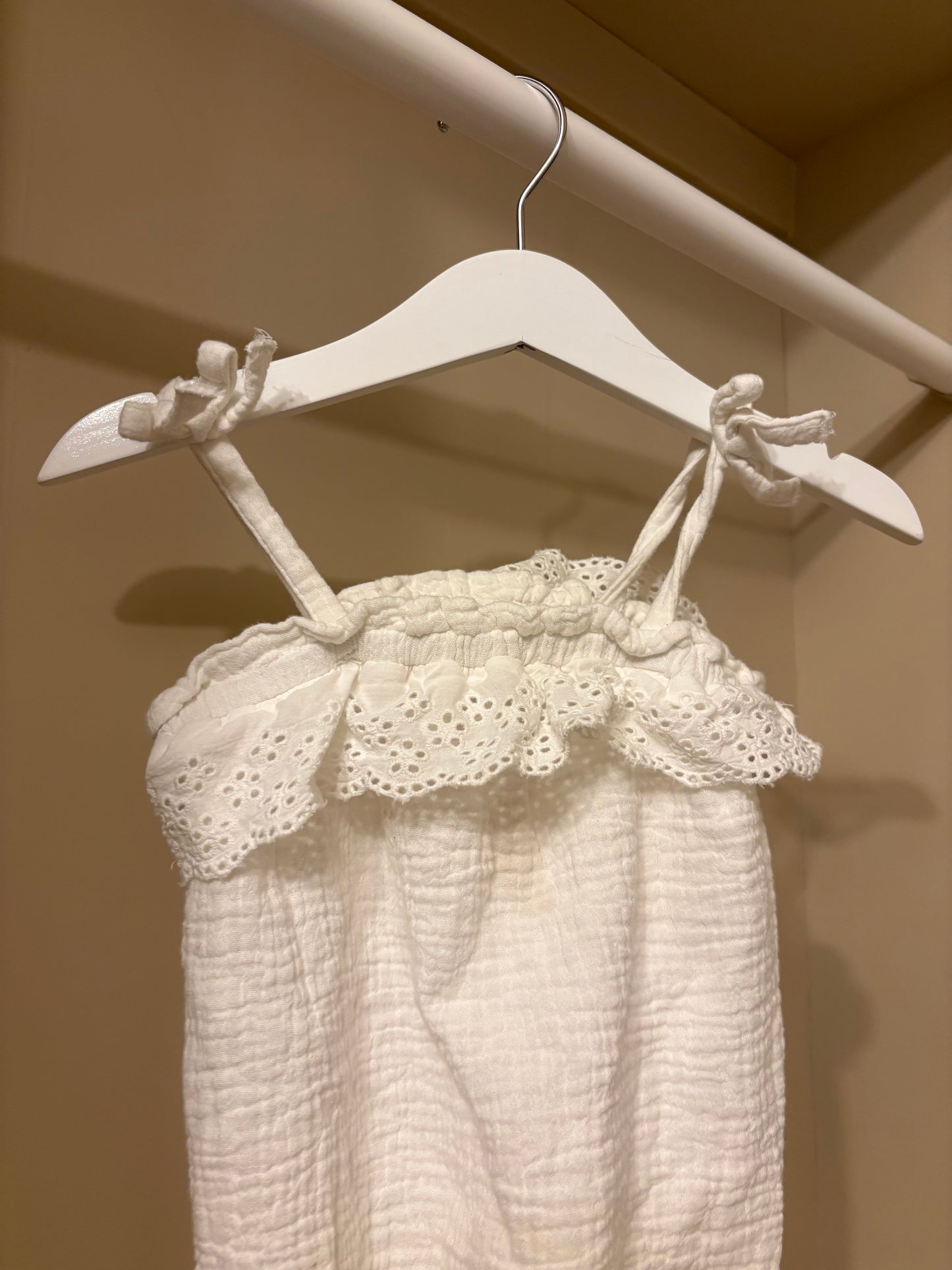 Jumpsuit linne i muslin stl 74 (6-9 mån) - Kappahl