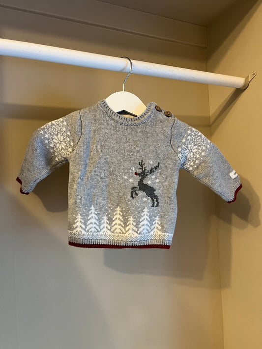 Stickad tröja vinter stl 56 (1-2 mån) - Newbie