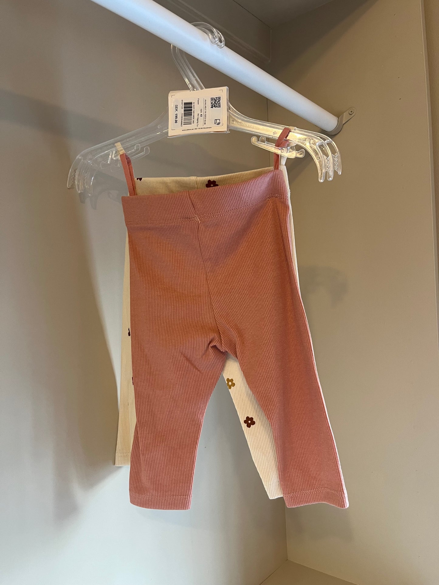 2 pack leggings stl 62 (2-4 mån) - Rikki