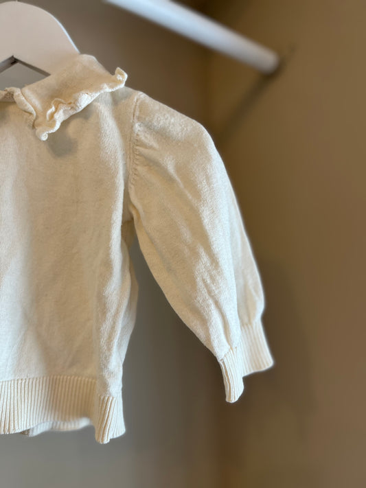 Tröja krämvit stl  68 (4-6 mån) - H&M