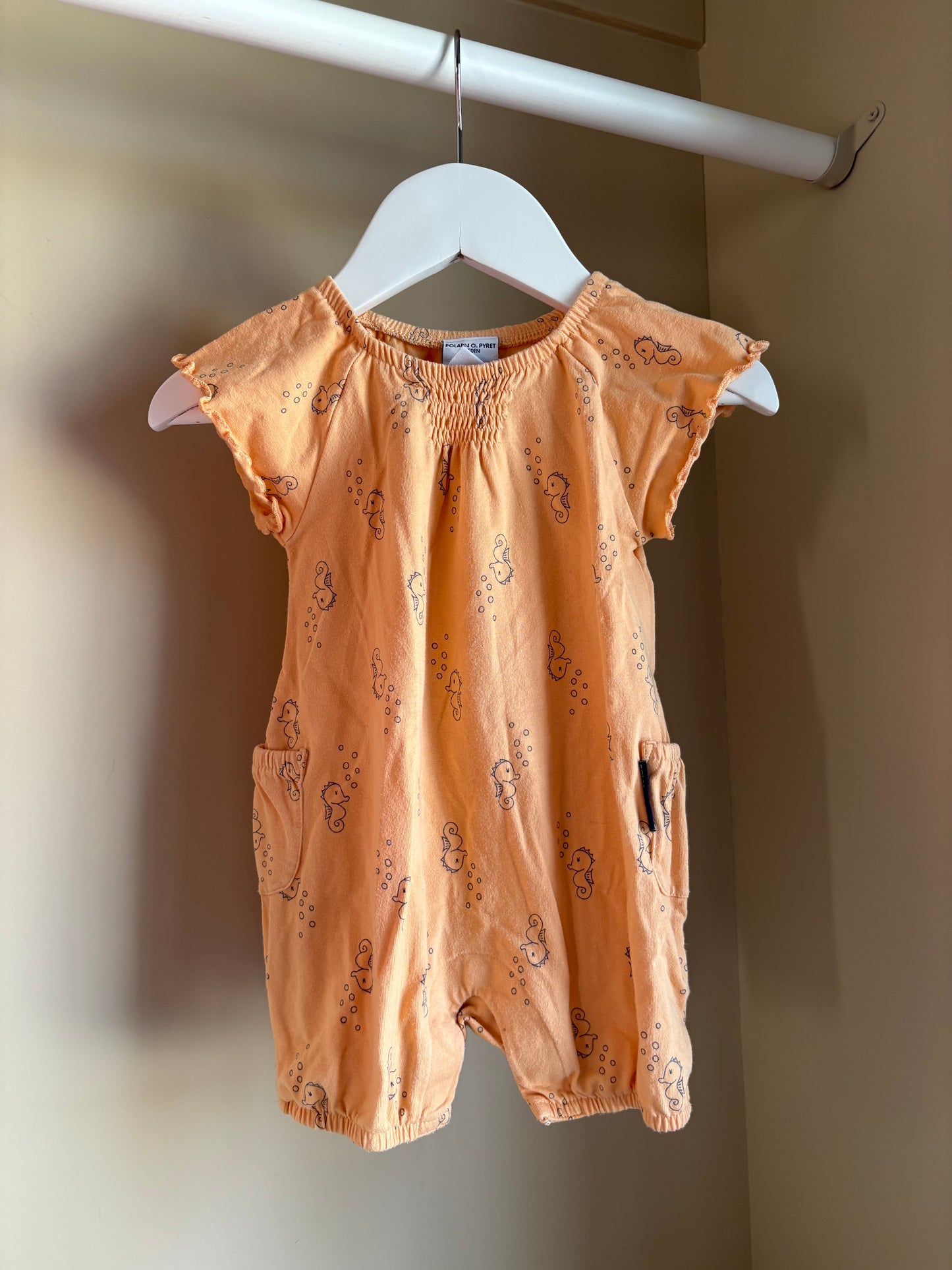 Jumpsuit sjöhäst stl 62 (2-4 mån) - Polarn O. Pyret