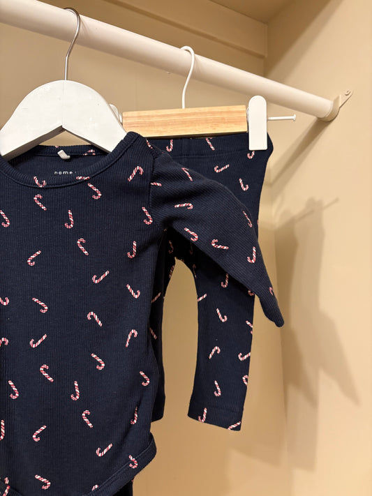 Set polkagris stl 56 (1-2 mån) - Name it