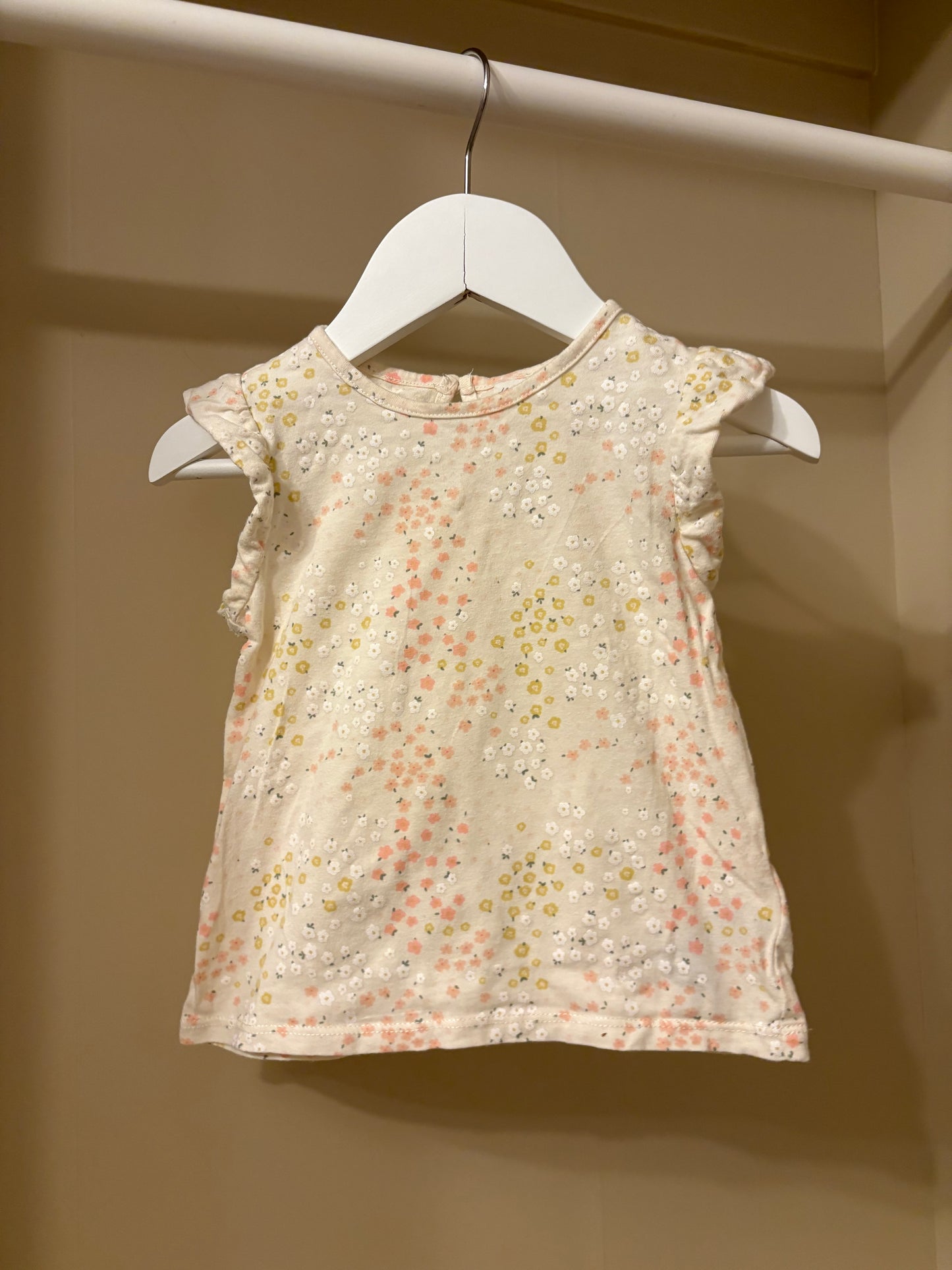 Topp med volanger stl 80 (9-12 mån) - H&M