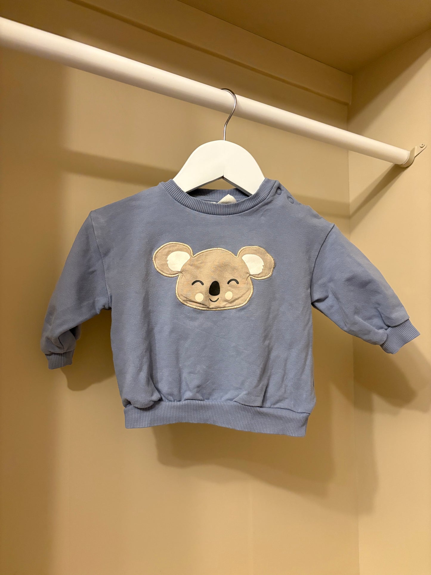 Tröja blå stl 68 (4-6 mån)- Lindex