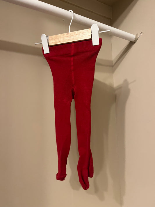 Strumpbyxor röda stl 62/68 - H&M