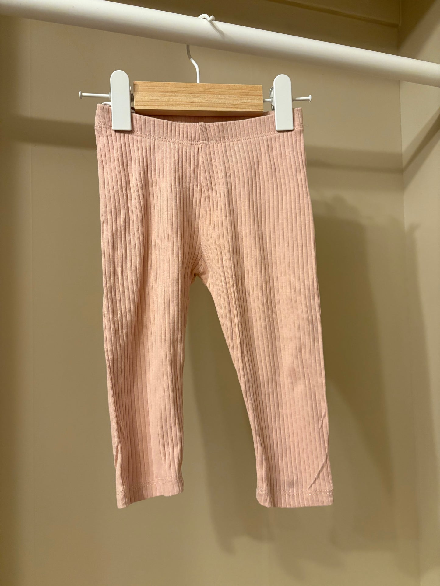 Byxor ribbade rosa stl 80 (9-12 mån) - H&M