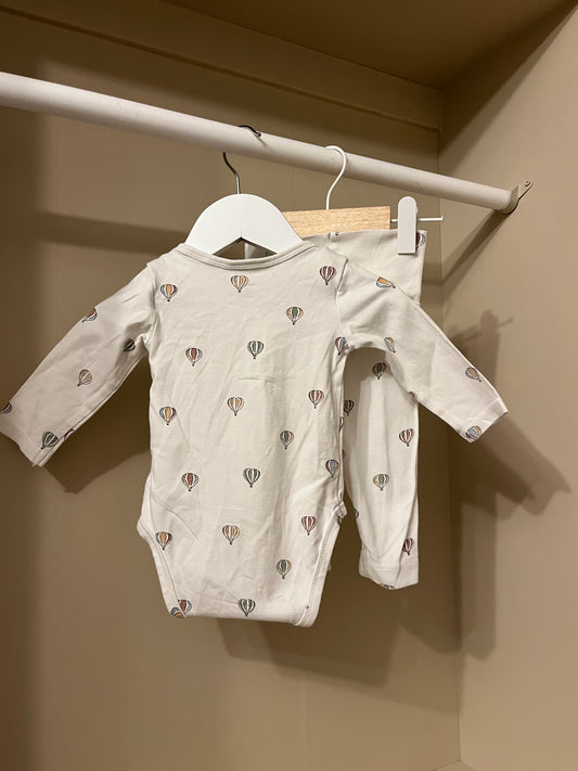 Set body+byxa luftballonger stl 62 (2-4 mån) - H&M