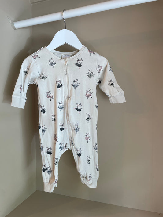 Pyjamas dansande kaniner stl 68 (4-6 mån) - Kappaahl