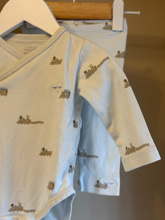 Set blå stl 62/68 (3-6 mån) - Livly