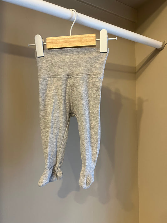Byxor grå basic med fötter stl 56 (1-2 mån) - H&M