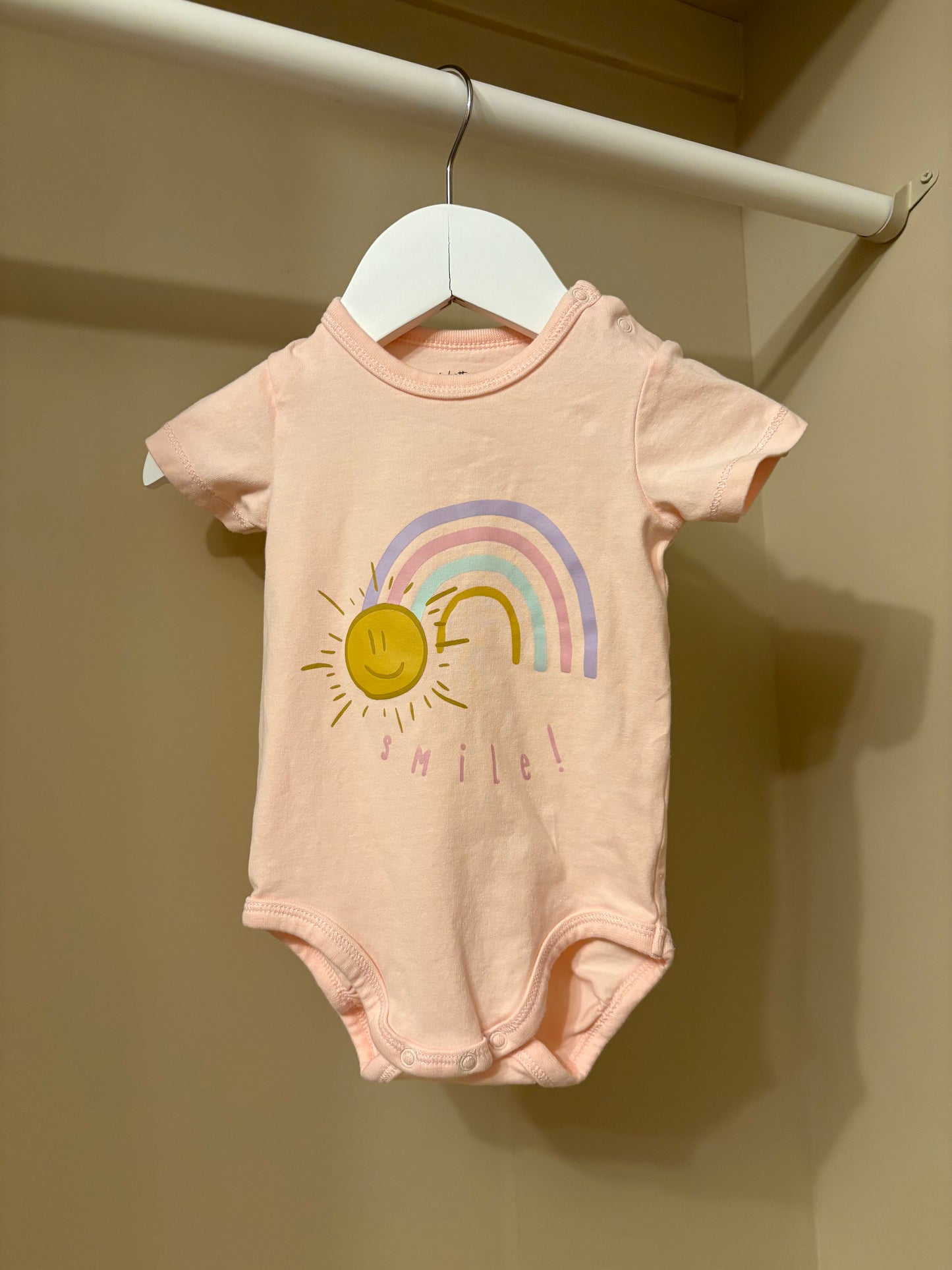 Body rosa regnbåge stl 62 (2-4 mån) - Ellos