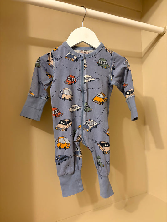 Pyjamas fordon blå stl 50/56 - Polarn O. Pyret