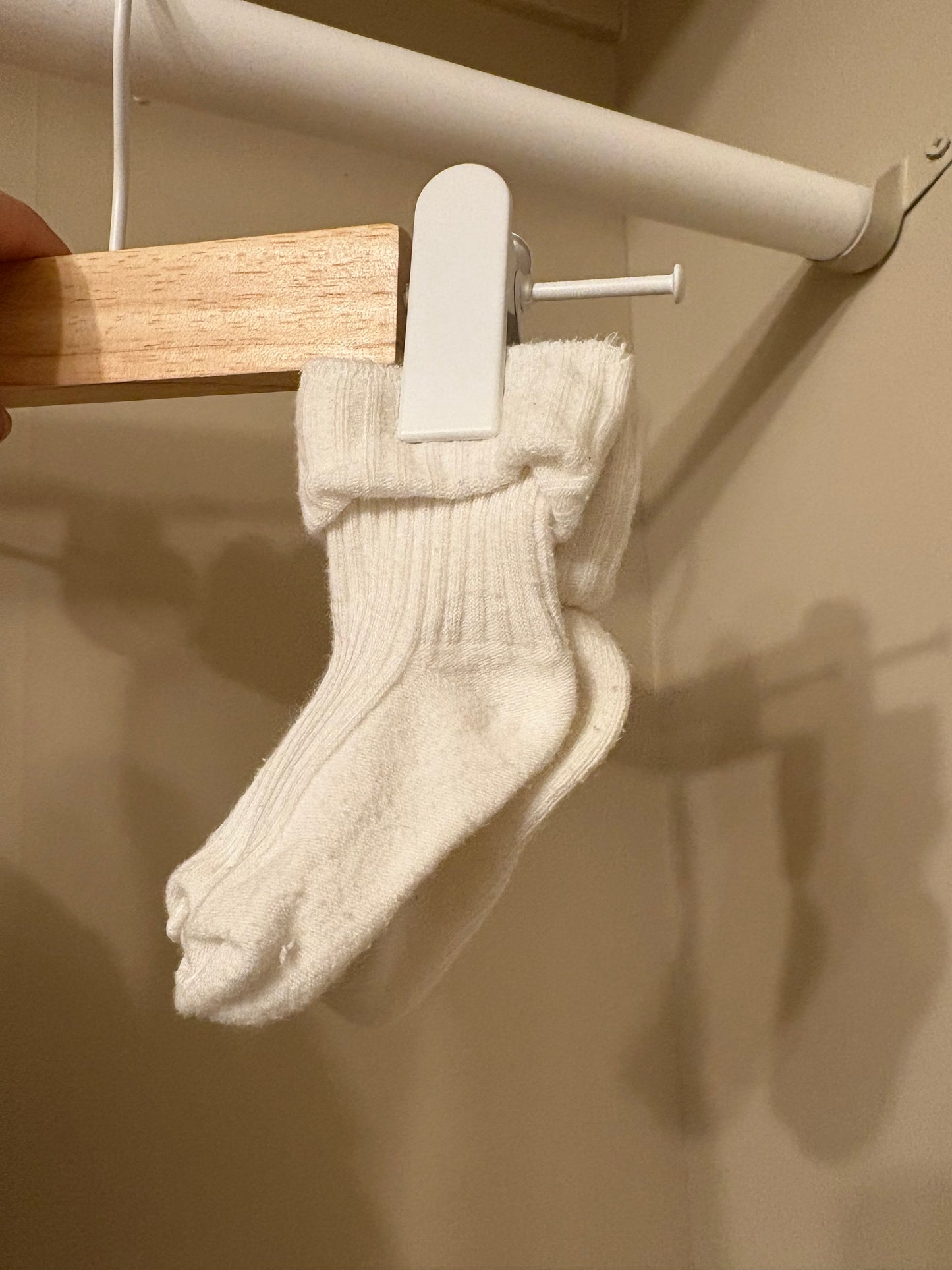 Strumpor ribbade vita stl 13-15 (1-4 mån) - Polarn O. pyret