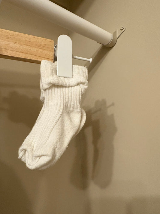 Strumpor ribbade vita stl 13-15 (1-4 mån) - Polarn O. pyret