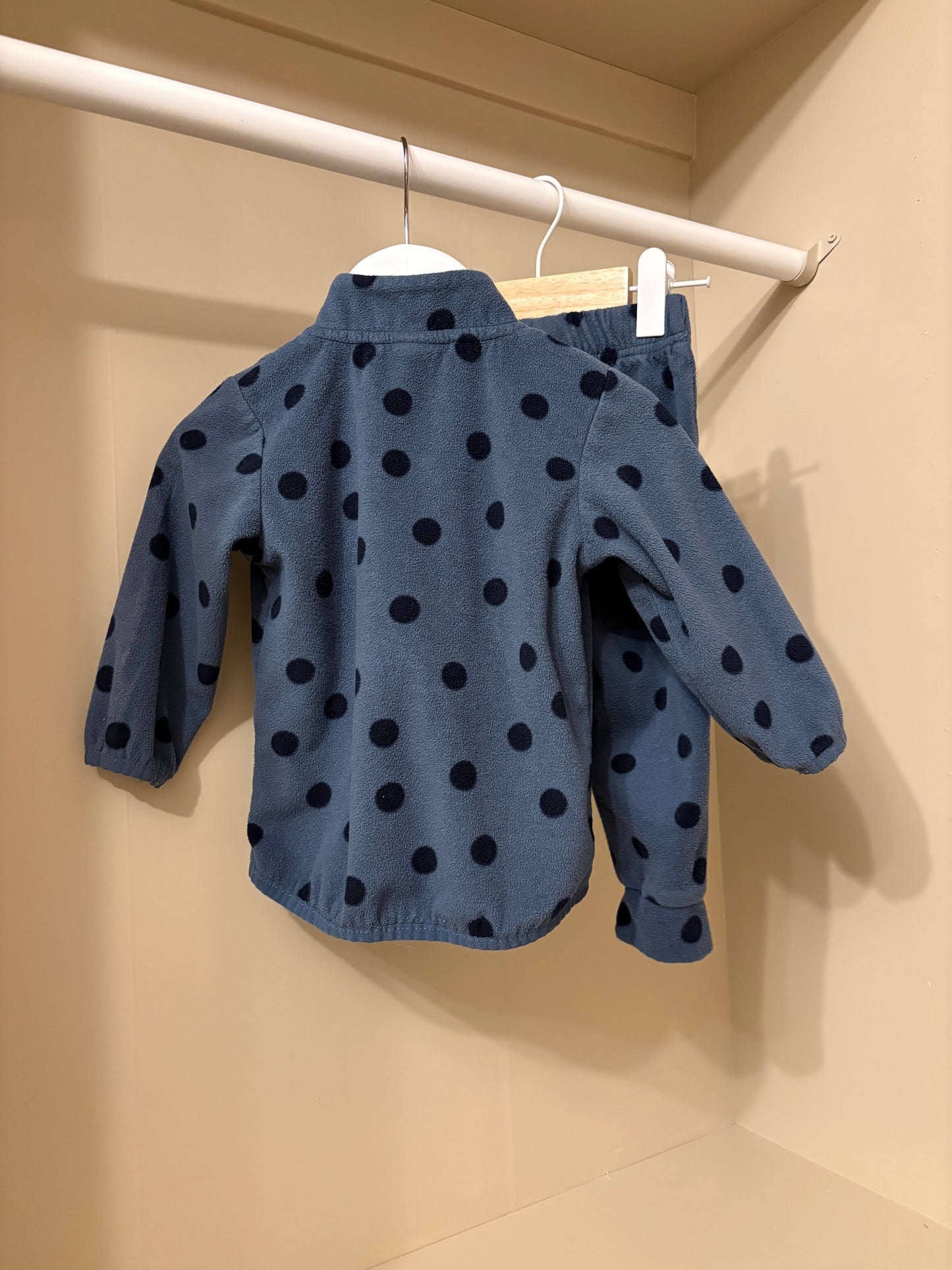 Fleece set blå stl 80 (9-12 mån) - Lindex