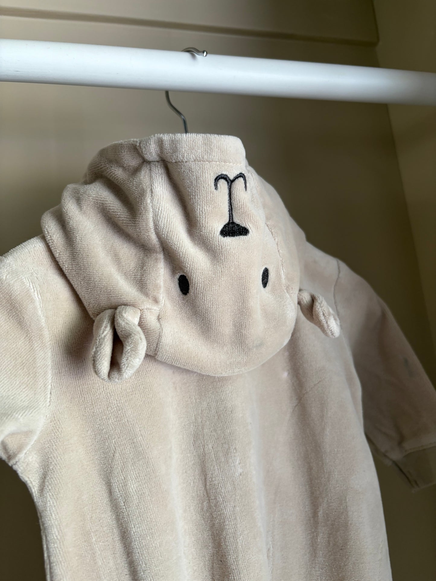 Overall beige björn stl 62 (2-4 mån) - Minimarket