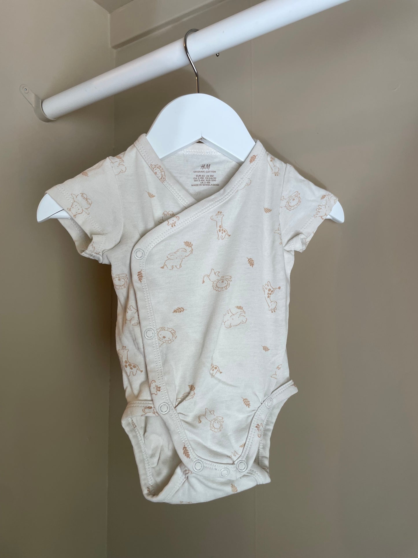 Body djurmotiv stl 62 (2-4 mån) - H&M