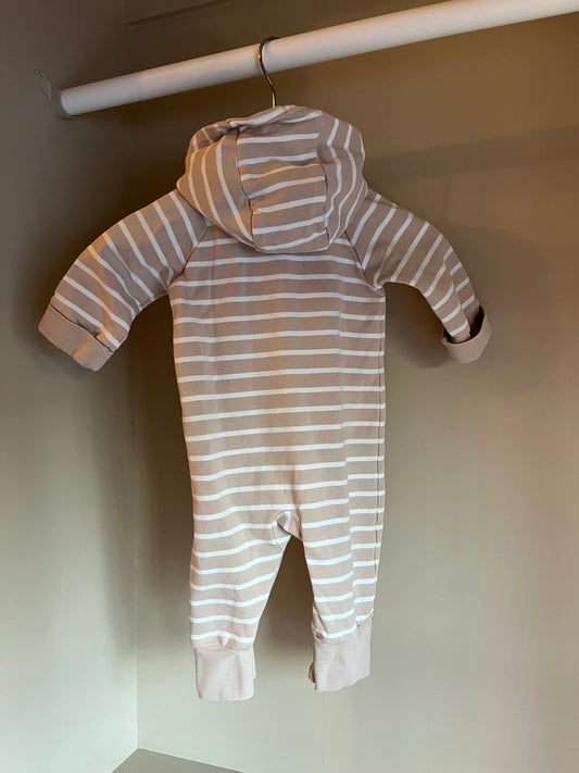 Sweatshirtoverall med luva storlek 56 (1-2 mån) - P O.P