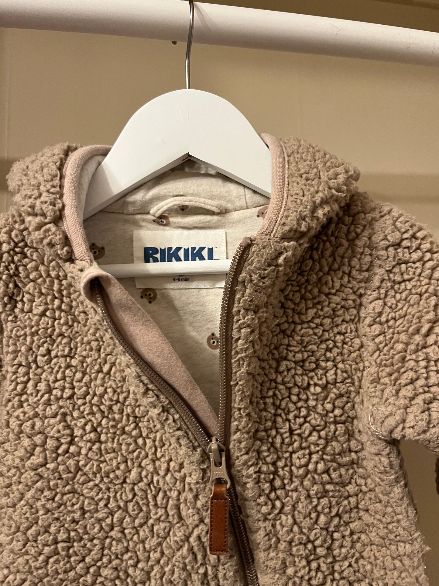 Teddyoverall beige stl 68 (4-6 mån) - Minimarket
