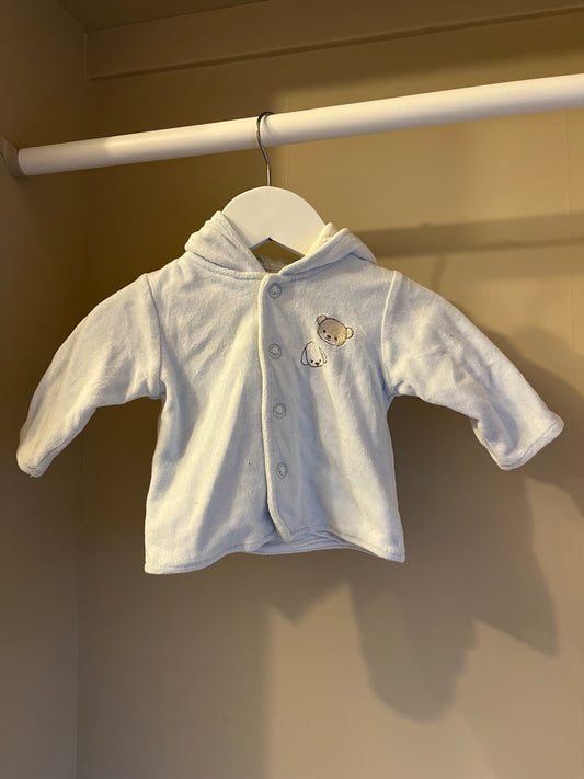 Luvtröja babyblå stl 56 (1-2 mån) - H&M