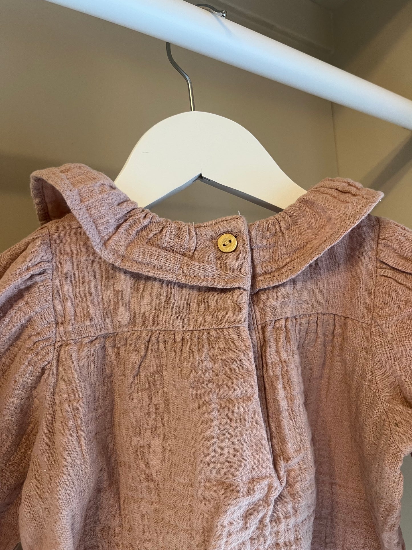 Klänning i muslin stl 80 (9-12 mån) - H&M