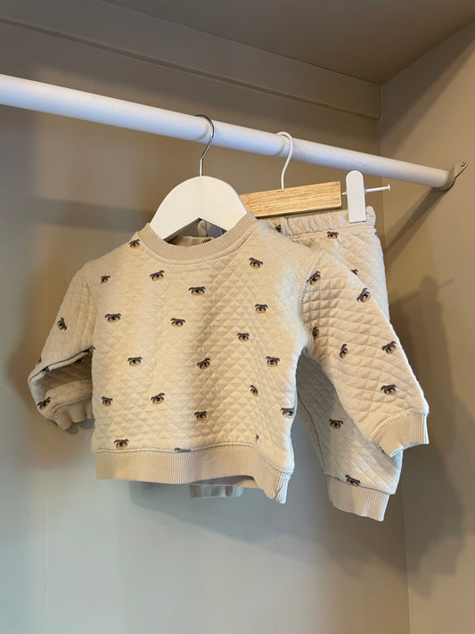 Set sweatshirt och byxa stl 68 (4-6 mån) - Rikki
