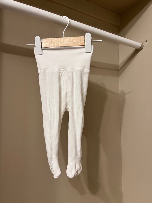 Vita byxor med fot stl 56 (1-2 mån) - H&M