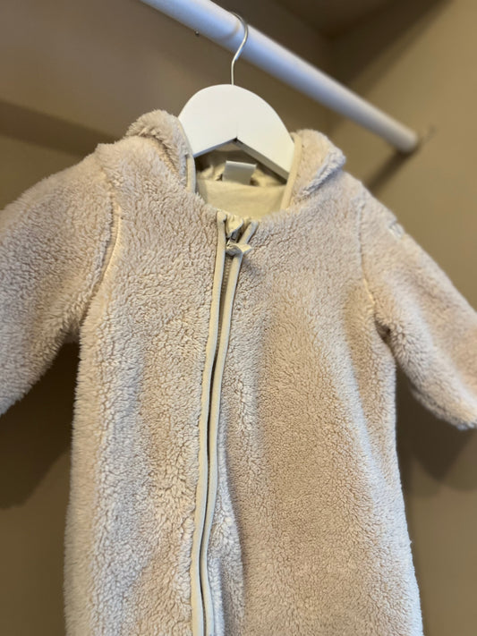Teddyoverall beige stl 56 (1-2 mån) - Lindex