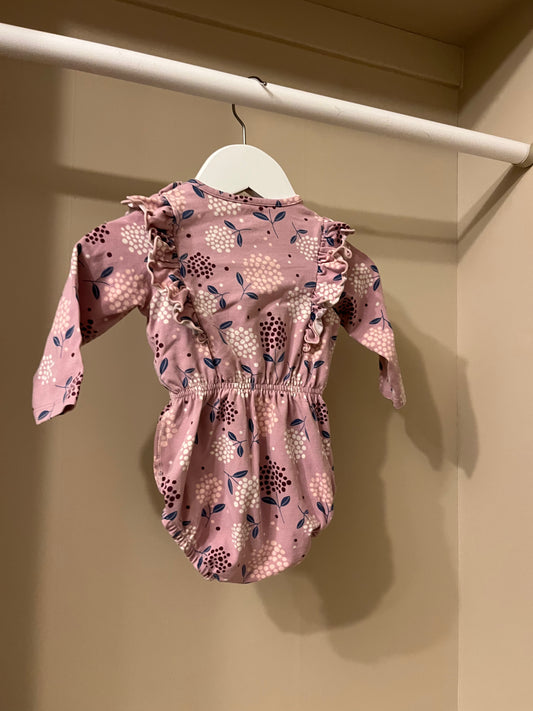 Body klänning lila/rosa stl 62 (2-4 mån) - Polarn O. Pyret